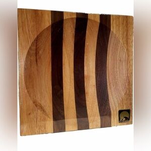 The Ulu Factory Alaska Handmade Wooden Chopping Bowl New in Wrap